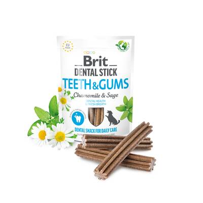 Brit Dental Stick Teeth&Gums With Chamomile 7pcs