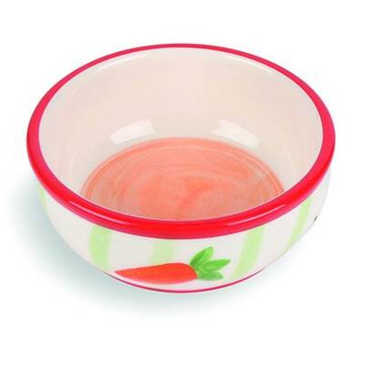 Carrot Stripe Bowl 13x13x5cm