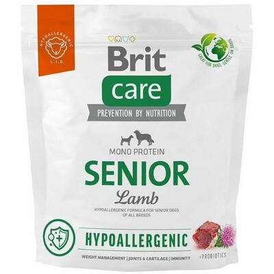 Brit Care Dog Hypoallergenic Senior lamb 1kg