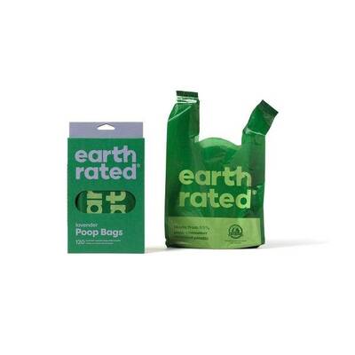 EARTH RATED 120 Easy-Tie Handle Bags -Lavender