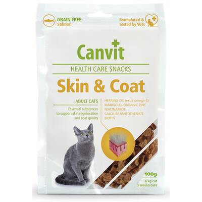 CANVIT Snack Cat Skin & Coat 100gr