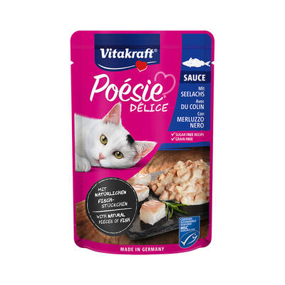 VITAKRAFT Poesie DeliSauce Pollock 85gr