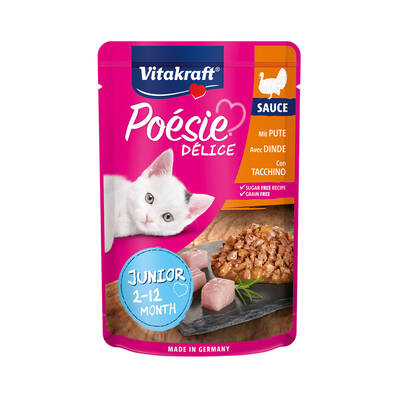 VITAKRAFT Poesie DeliSauce Turkey Kittens 85gr