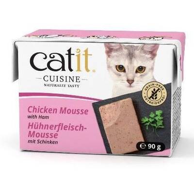 Catit Cuisine Chicken Mousse With Ham 90gr