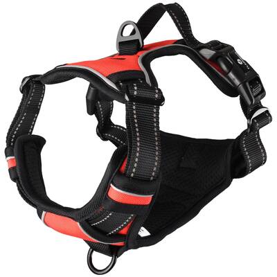 FLAMINGO Harness Balou Red M 50-65cm