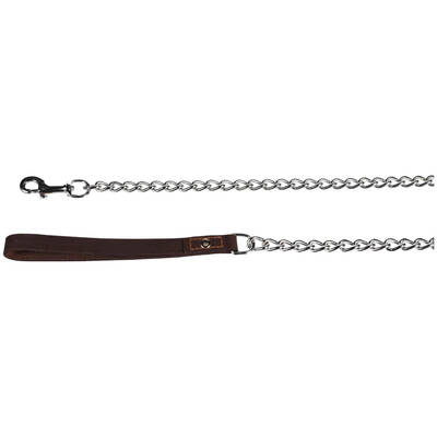 FLAMINGO Chain Leash Berno Brown 116cm/4mm