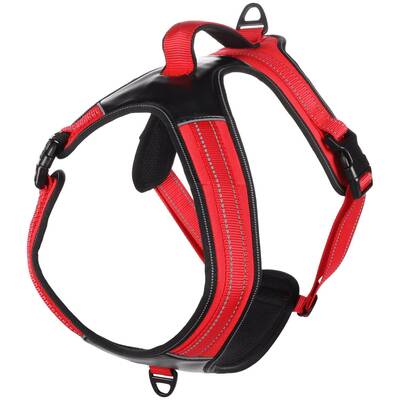 FLAMINGO Harness Toga Red L Neck 56cm/Chest 76-105cm