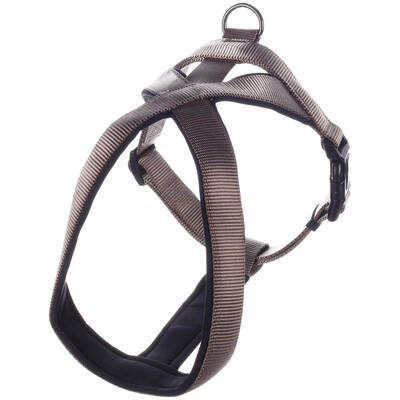 FLAMINGO Norwegian Harness Cross Abbi Taupe S 52-60cm 25mm