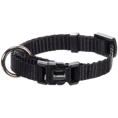 FLAMINGO Collar Ziggi Black XXS 15-25cm 10mm