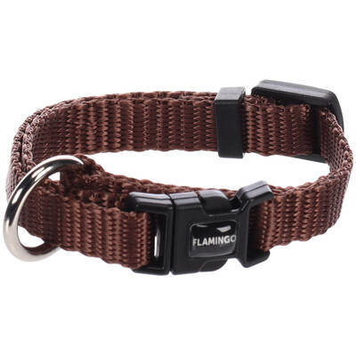 FLAMINGO Collar Ziggi Brown XXS 15-25cm 10mm