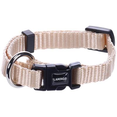 FLAMINGO Collar Ziggi Beige XXS 15-25cm 10mm