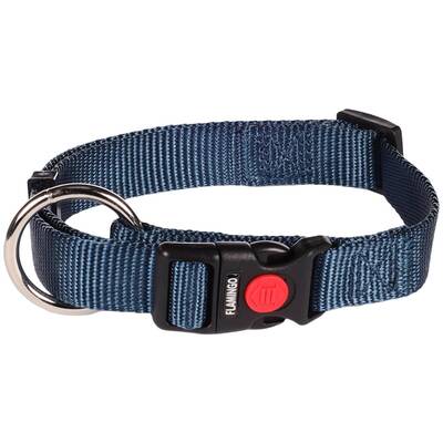 FLAMINGO Collar Ziggi Dark Blue 40-55cm 20mm