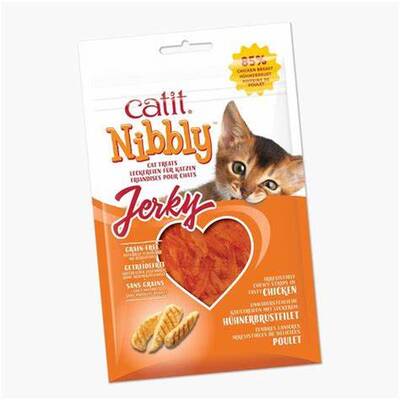 Catit Nibbly Jerky Chicken 30gr