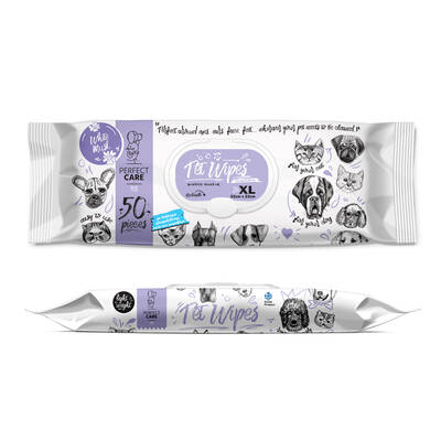 PERFECT CARE Pet Wipes White Musk 50pcs