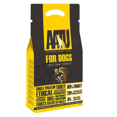 AATU Grain Free Dog 80/20 Adult Turkey 1,5kg