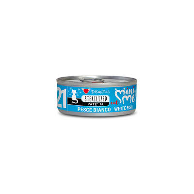 DISUGUAL Mini Me Cat - STERILIZED 21 Pate White Fish 85gr