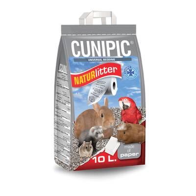 CUNIPIC Naturlitter Paper - Υπόστρωμα τρωκτικών/πτηνών 10lt