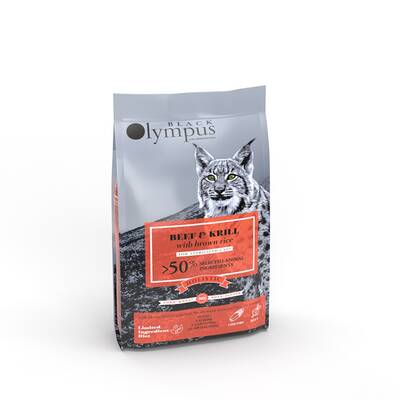 OLYMPUS Low Grain Cat Sterilized Beef & Krill 8kg