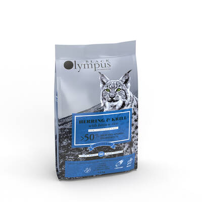 OLYMPUS Low Grain Cat Sterilized Hering & Krill 1.5kg