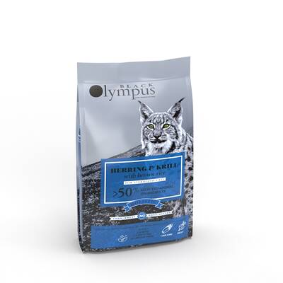 OLYMPUS Low Grain Cat Sterilized Hering & Krill 8kg