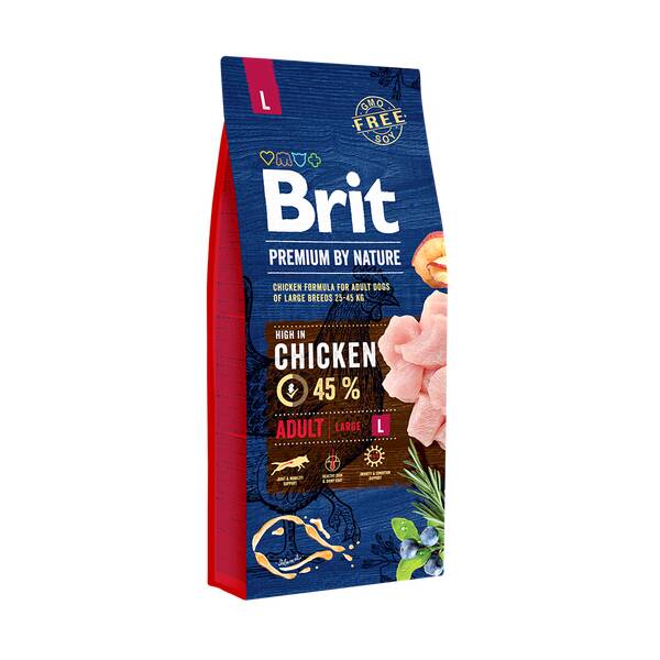 BRIT By Nature Dog Chicken Adult L 15kg