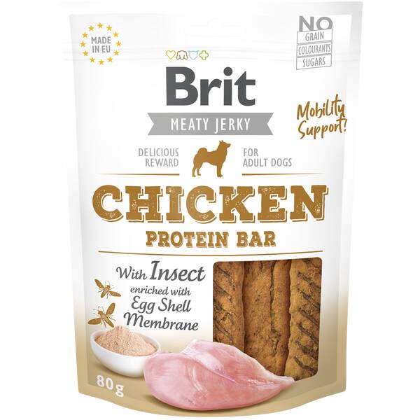 BRIT Dog Chicken Prot. Bar 80g