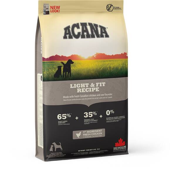 ACANA Dog Light&Fit 11.4kg+2kg