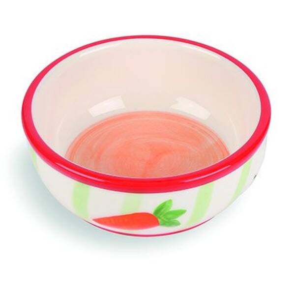 Carrot Stripe Bowl 13x13x5cm