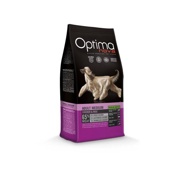 OPTIMA NOVA Adult Medium Chicken&Rise 12kg