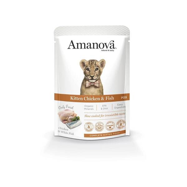 AMANOVA Kitten Chicken&Fish 85gr