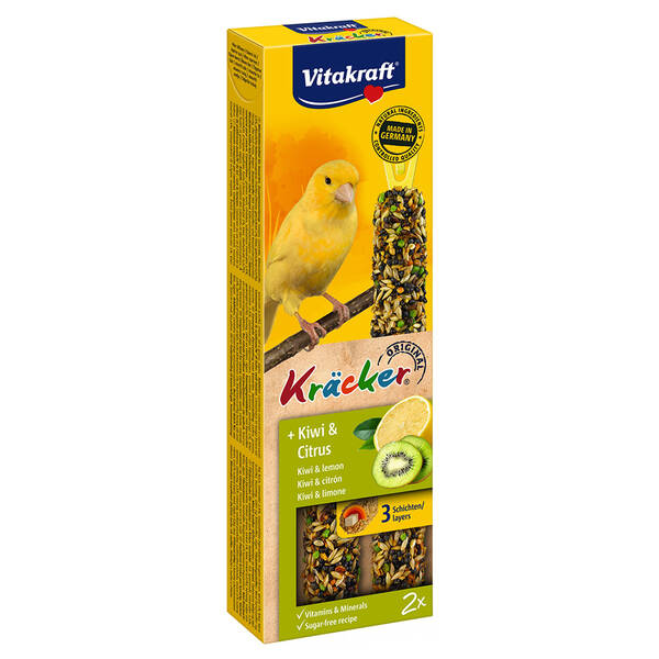 VITAKRAFT Kracker Duo Canaries Kiwi&Lemon 2pcs