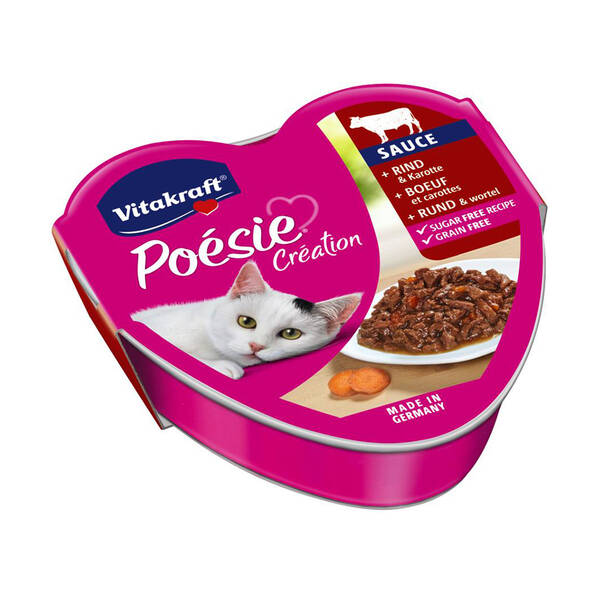 VITAKRAFT Poesie Beef&Carrots In Sauce 85gr