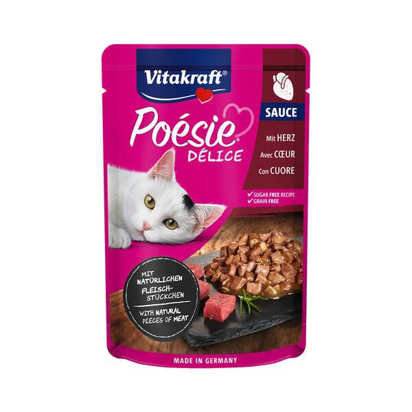 VITAKRAFT Poesie DeliSauce Hearts 85gr