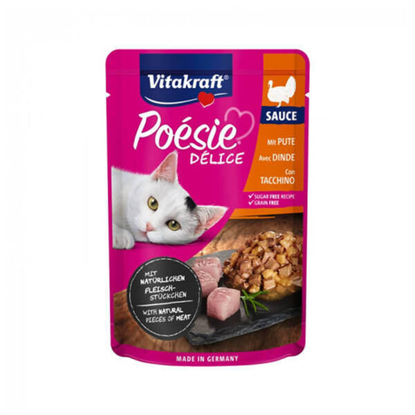 VITAKRAFT Poesie DeliGelle Turkey Breast 85gr