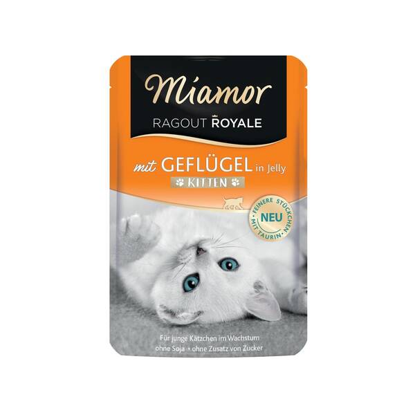 MIAMOR Ragout Royale Kitten Poultry Jelly 100gr