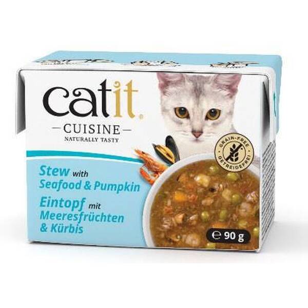 Catit Cuisine Stew With Seafood & Pumpkin 95gr