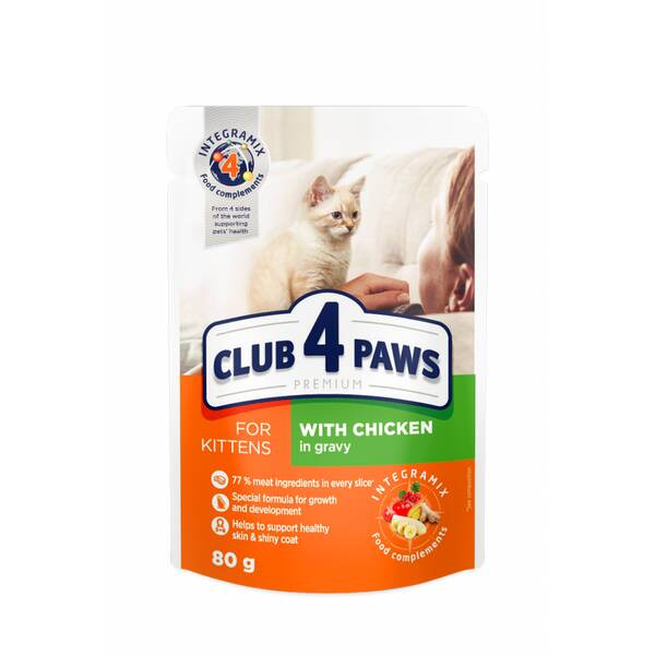 CLUB 4 PAWS Kitten 80gr