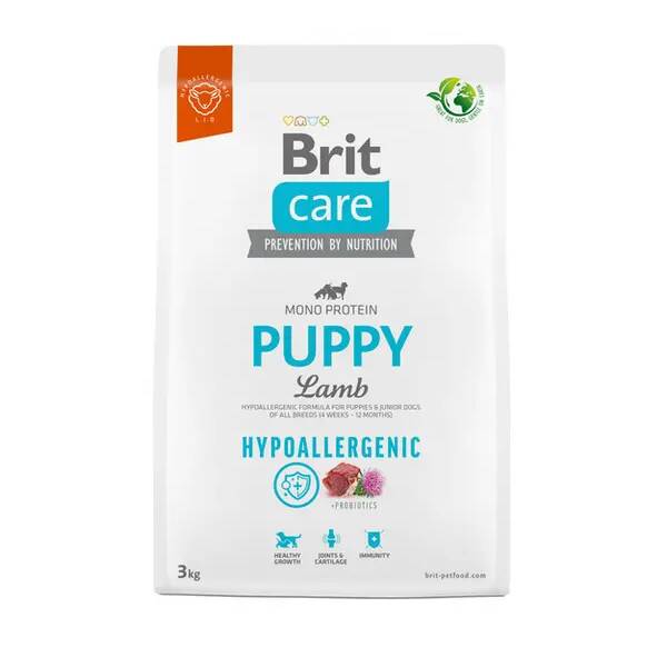 BRIT Care Hypoallergenic Puppy Lamb 3kg