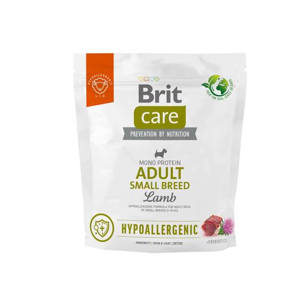 BRIT Care Dog Hypoallergenic Adult S Lamb 1kg