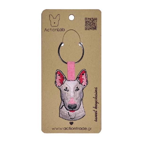 ACTION LAB Κεντητό Μπρελόκ Bull Terrier