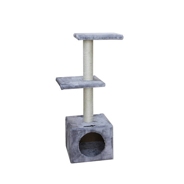 FREEDOG  Bulding Scratcher Light Grey 30x30x89cm