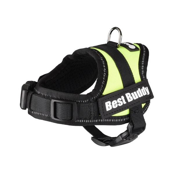 FLAMINGO Harness Best Buddy Pluto Neon Green XXXS 29-33cm