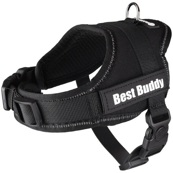 FLAMINGO Harness Best Buddy Pluto Black XXS 32-42cm