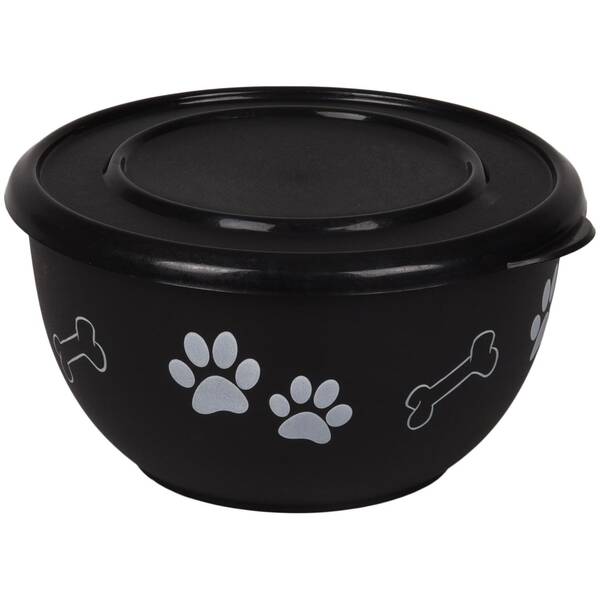 FLAMINGO Bowl With Lid Kena Black 800ml