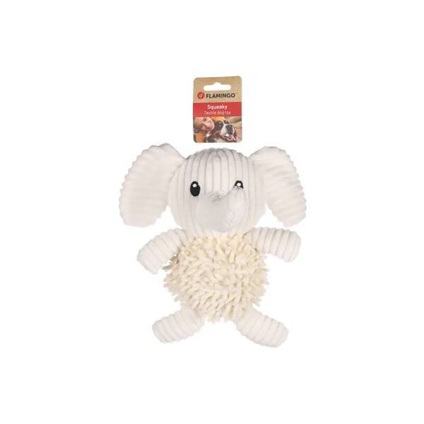 FLAMINGO Dog Toy Flufa Elephant Beige 25x16x25cm