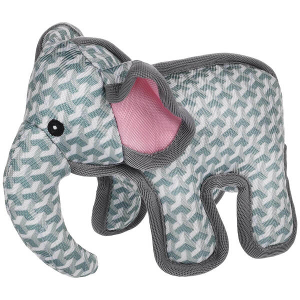 FLAMINGO Dog Toy Strong Stuff Elephant Grey 24cm