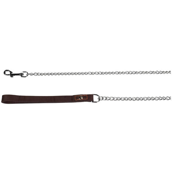 FLAMINGO Chain Leash Berno Brown 116cm/3mm