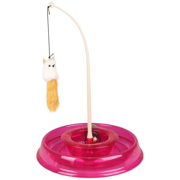 FLAMINGO Cat Toy Tibo Circuit Round 27,5x27,5x38cm