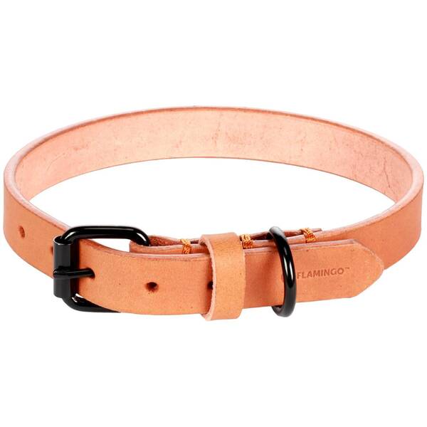 FLAMINGO Collar Leano Cognac 36-44cm/20mm