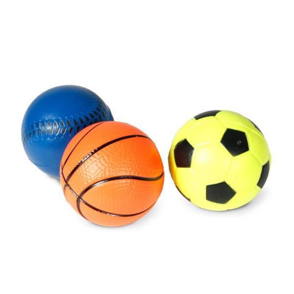 FLAMINGO Dog Toy Neon Balls 6cm Assorted